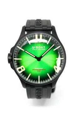 U-Boat Watch Darkmoon 44 Green Soleil IP Black 8698/C -Clock More Than Watches u boat darkmoon 44 noble green ip black 2022 edition 8698b 208778