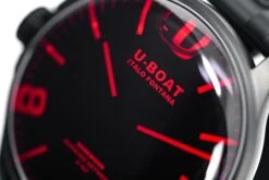 U-Boat Watch Darkmoon 44 Red Sapphire IP Black 8466/C -Clock More Than Watches u boat darkmoon 44 red sapphire ip black 2021 edition 8466b 208796