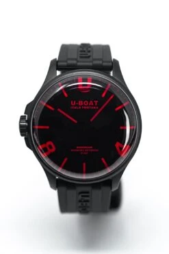 U-Boat Watch Darkmoon 44 Red Sapphire IP Black 8466/C -Clock More Than Watches u boat darkmoon 44 red sapphire ip black 2021 edition 8466b 878266