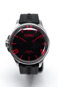 U-Boat Watch Darkmoon 44 Red Sapphire Steel 8465/B 28 U-Boat Watch Darkmoon 44 Red Sapphire Steel 8465/B -Clock More Than Watches u boat darkmoon 44 red sapphire steel 2021 edition 8465b 499769