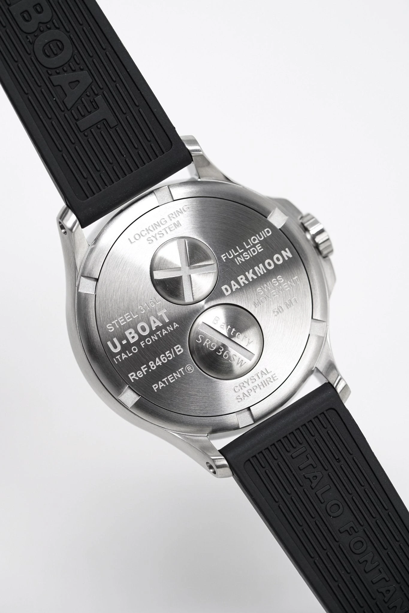 U-Boat Watch Darkmoon 44 Red Sapphire Steel 8465/B 4 U-Boat Watch Darkmoon 44 Red Sapphire Steel 8465/B - Image 2