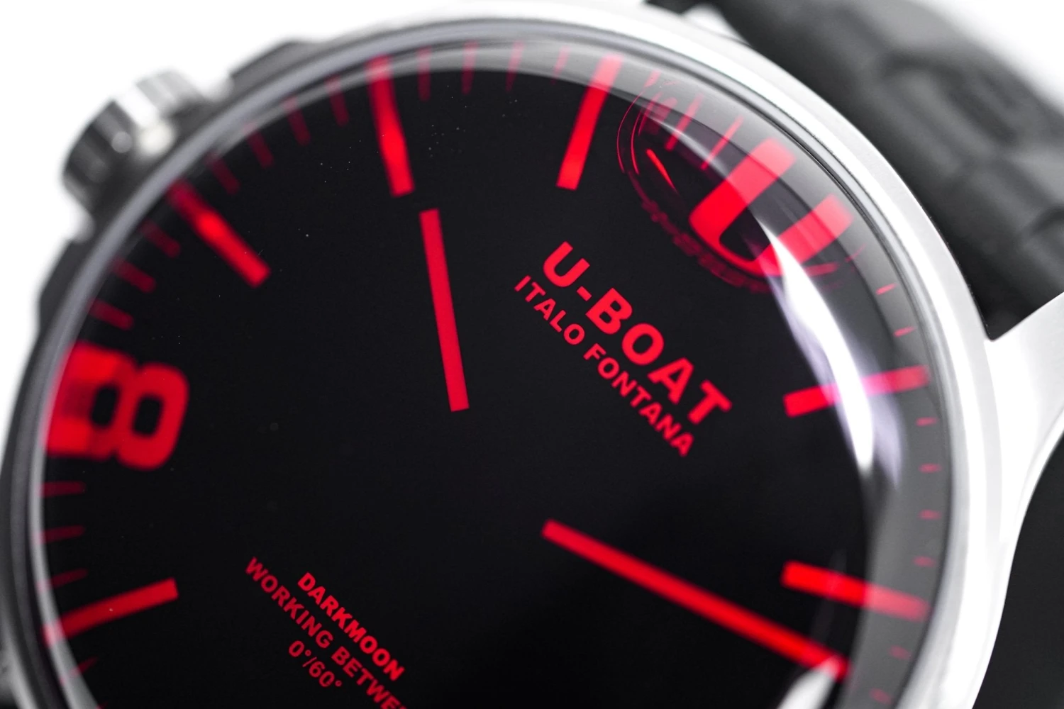 U-Boat Watch Darkmoon 44 Red Sapphire Steel 8465/B 10 U-Boat Watch Darkmoon 44 Red Sapphire Steel 8465/B - Image 8