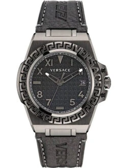 Versace Men's Watch Greca Reaction Black Gun VE3I00322