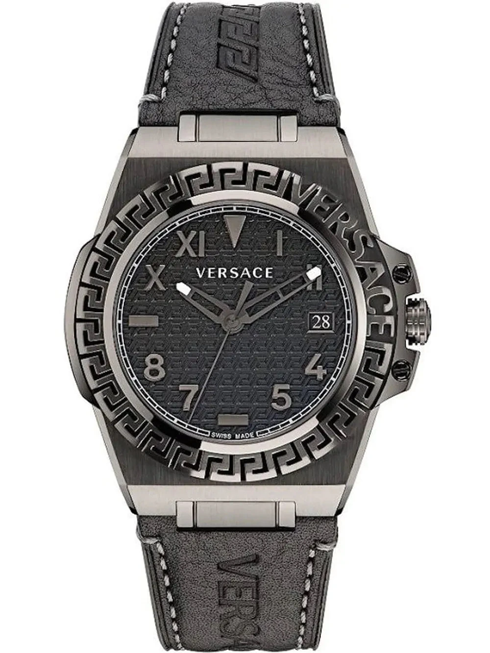 Versace Men's Watch Greca Reaction Black Gun VE3I00322 3 Versace Men's Watch Greca Reaction Black Gun VE3I00322