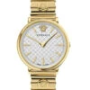 Versace Ladies Watch V-Circle 38mm Grey Gold VE8104822 -Clock More Than Watches ve8104822