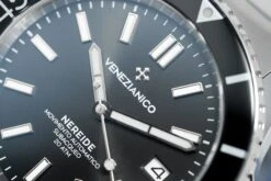 Venezianico Automatic Watch Nereide Canova Bracelet Black 3321504C -Clock More Than Watches venezianico automatic watch nereide canova bracelet black 3321504c 714524