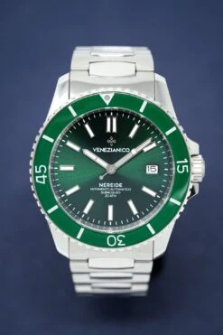 Venezianico Automatic Watch Nereide Canova Bracelet Green 3321501C -Clock More Than Watches venezianico automatic watch nereide canova bracelet green 3321501c 767845