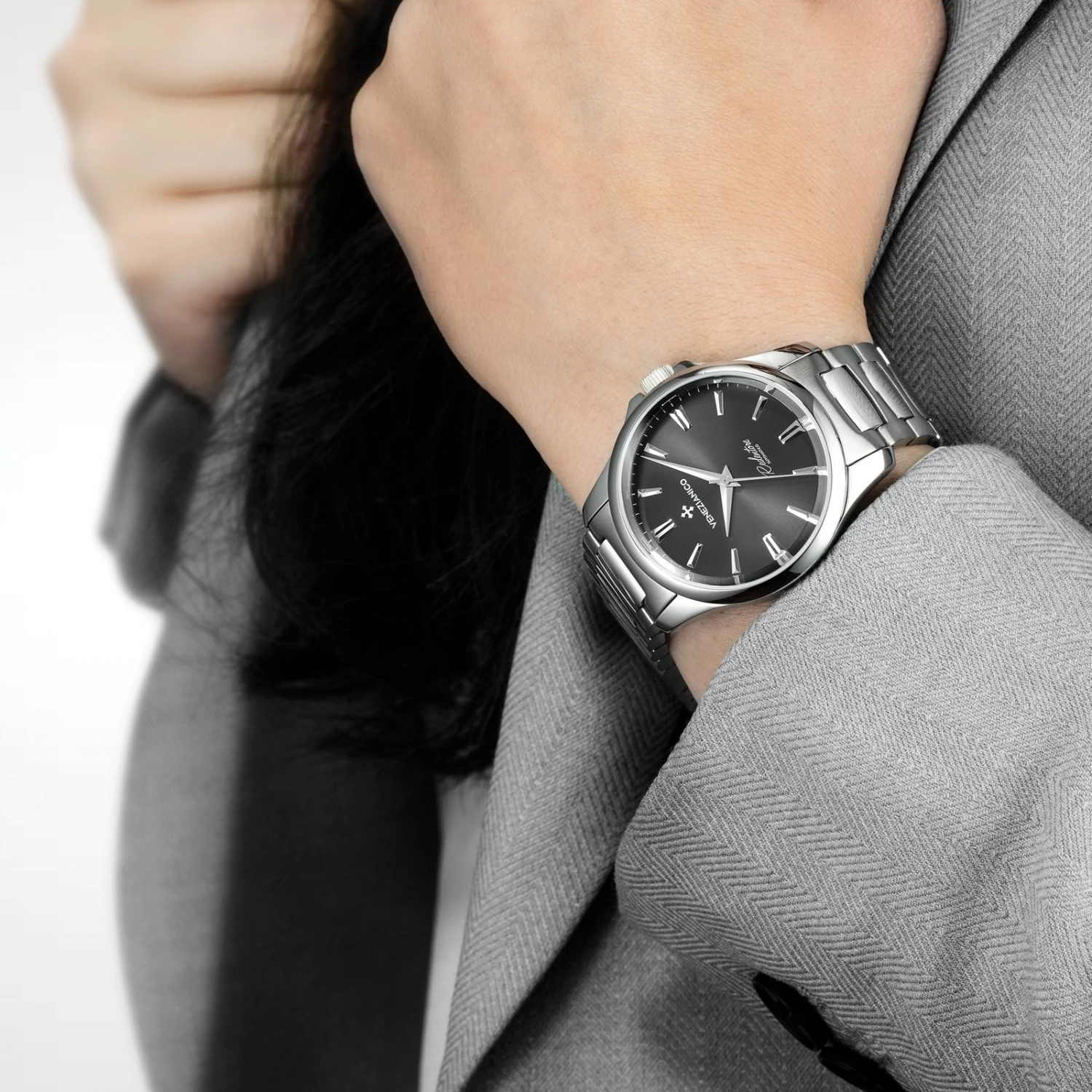 Venezianico Automatic Watch Redentore 36 Black Steel 1121504C 8 Venezianico Automatic Watch Redentore 36 Black Steel 1121504C - Image 6