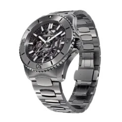 Venezianico Automatic Watch Nereide UltraLeggero Skeleton Gunmetal 3921509C -Clock More Than Watches venezianico nereide ultraleggero 42 3921504c 412804