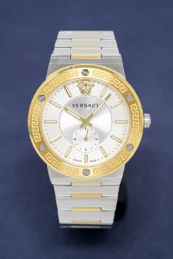Versace Men's Watch Greca Logo Small Seconds Two-Tone VEVI00320 23 Versace Men's Watch Greca Logo Small Seconds Two-Tone VEVI00320 -Clock More Than Watches versace greca logo small seconds two tone vevi00320 589225