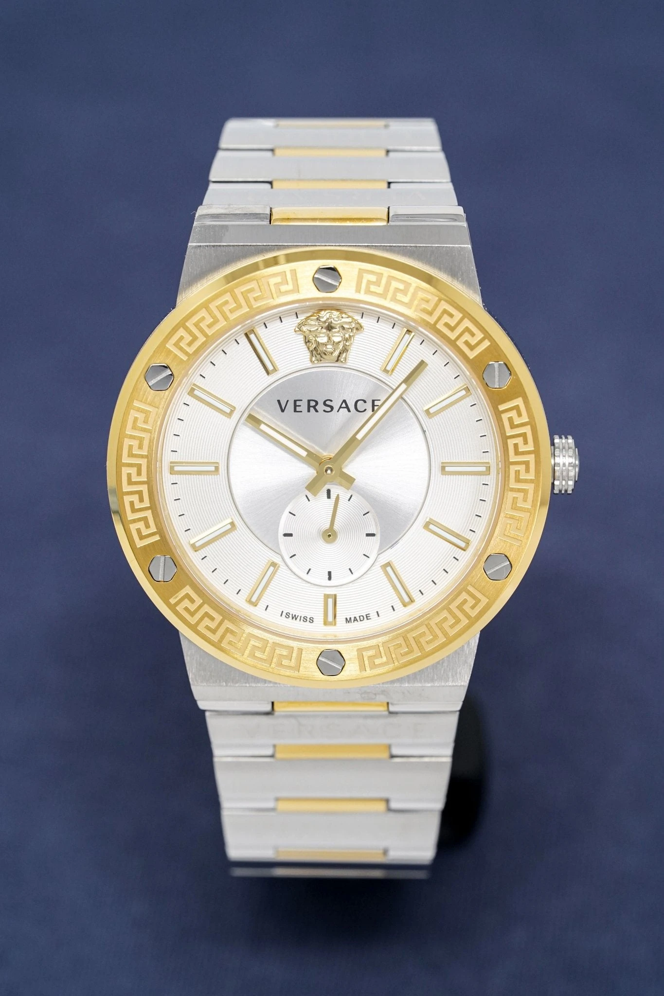 Versace Men's Watch Greca Logo Small Seconds Two-Tone VEVI00320 9 Versace Men's Watch Greca Logo Small Seconds Two-Tone VEVI00320 - Image 7
