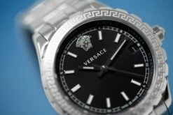 Versace Ladies Watch Hellenyium Black Bracelet V12020015 -Clock More Than Watches versace hellenyium black 690321