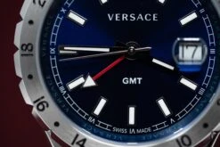 Versace Men's Watch Hellenyium GMT Blue Bracelet V11010015 -Clock More Than Watches versace hellenyium gmt blue 159794