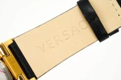 Versace Ladies Watch Greca Logo Gold Black Leather VEVH00320 -Clock More Than Watches versace ladies watch greca logo gold black leather vevh00320 764723