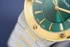 Versace Ladies Watch Greca Logo Two-Tone Green VEVH00720 -Clock More Than Watches versace ladies watch greca logo two tone green vevh00720 349468
