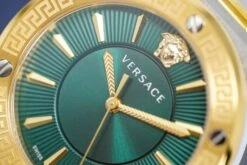 Versace Ladies Watch Greca Logo Two-Tone Green VEVH00720 -Clock More Than Watches versace ladies watch greca logo two tone green vevh00720 756894