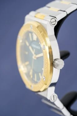Versace Ladies Watch Greca Logo Two-Tone Green VEVH00720 -Clock More Than Watches versace ladies watch greca logo two tone green vevh00720 994157
