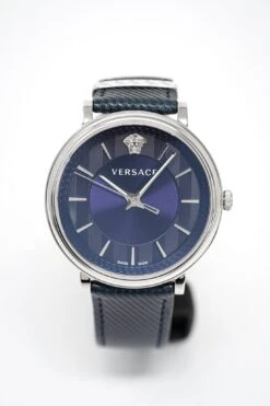 Versace Men's Watch V-Circle Blue VE5A00120 -Clock More Than Watches versace mens v circle watch blue ve5a00120 629484