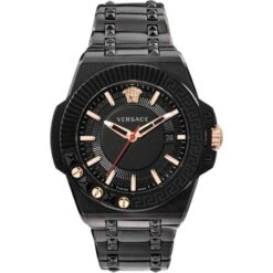 Versace Men's Watch Chain Reaction Black Bracelet VEDY00719