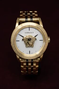 Versace Men's Watch Palazzo Empire 43mm Gold Bracelet VERD00418 -Clock More Than Watches versace mens watch palazzo empire ip gold verd00418 634343