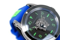 Versace Men's Watch V-Palazzo 43mm Blue VE2V00722 -Clock More Than Watches versace mens watch v palazzo blue ve2v00722 782542