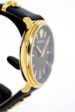 Versace Ladies Watch V-Circle 38mm Blue Gold VE8104522 -Clock More Than Watches versace v circle 38mm blue gold ve8104522 246486