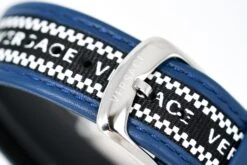 Versace Men's Watch V-Circle Blue VE5A01121 -Clock More Than Watches versace v circle 42mm blue silver ve5a01121 819379