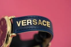 Versace Ladies Watch V-Circle 38mm Blue VE8101219 -Clock More Than Watches versace v circle blue 561887