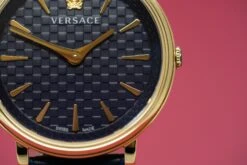 Versace Ladies Watch V-Circle 38mm Blue VE8101219 -Clock More Than Watches versace v circle blue 617286