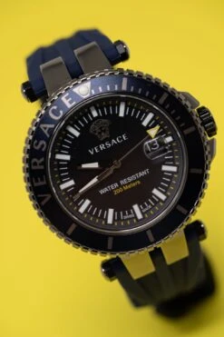Versace Men's Watch V-Race Diver 46mm Blue VEAK00218 -Clock More Than Watches versace v race diver blue 213828
