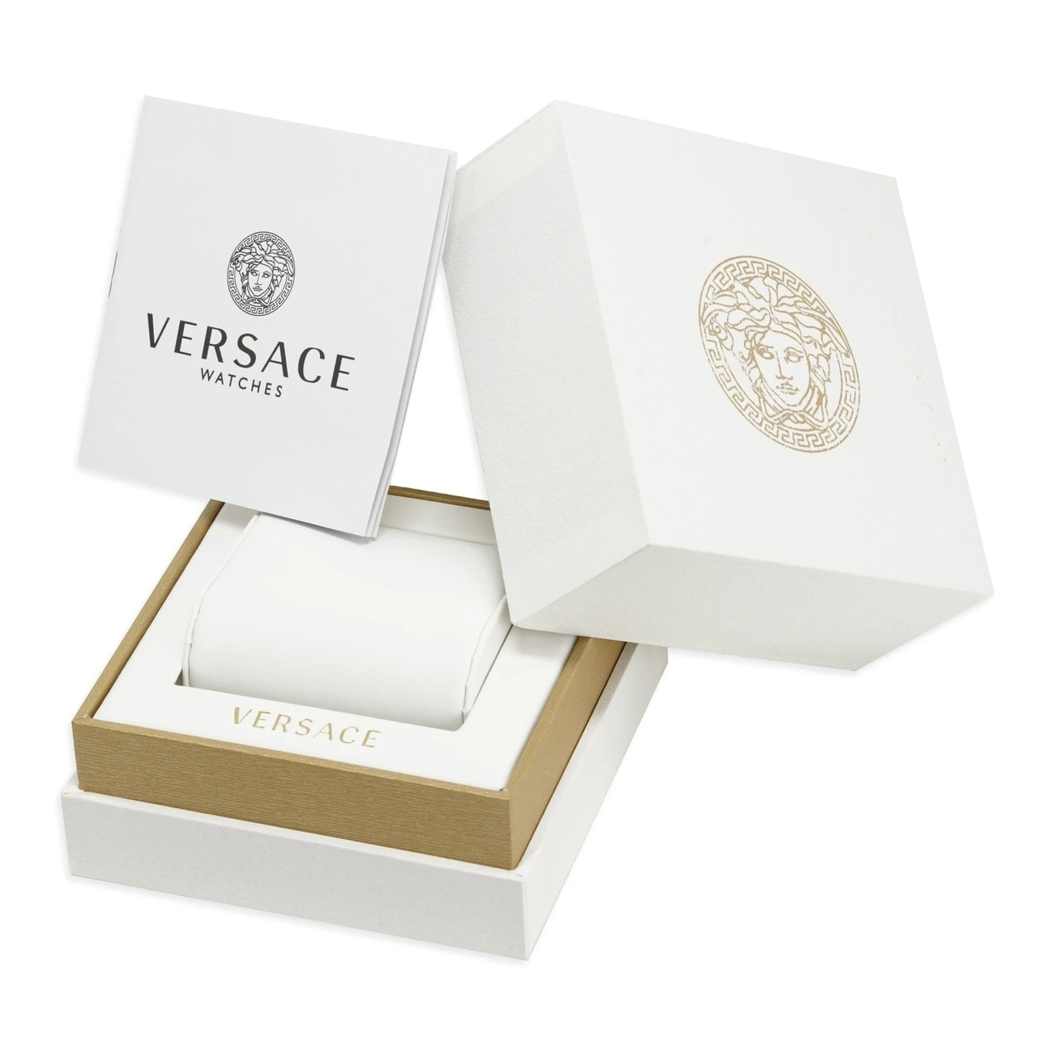 Versace Ladies Watch V-Circle 38mm Blue VE8101619 8 Versace Ladies Watch V-Circle 38mm Blue VE8101619 - Image 6