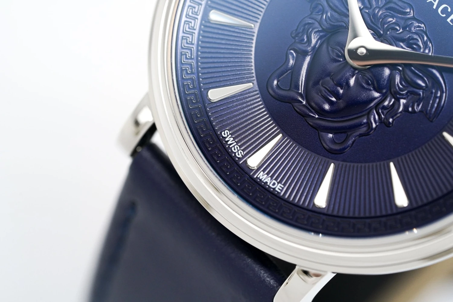 Versace Ladies Watch V-Circle 38mm Blue VE8101619 12 Versace Ladies Watch V-Circle 38mm Blue VE8101619 - Image 10