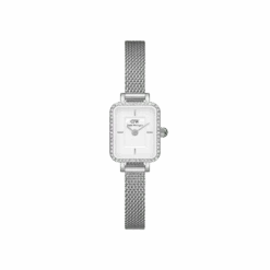 Daniel Wellington Quadro Mini Lumine Bezel Silver Watch DW00100732